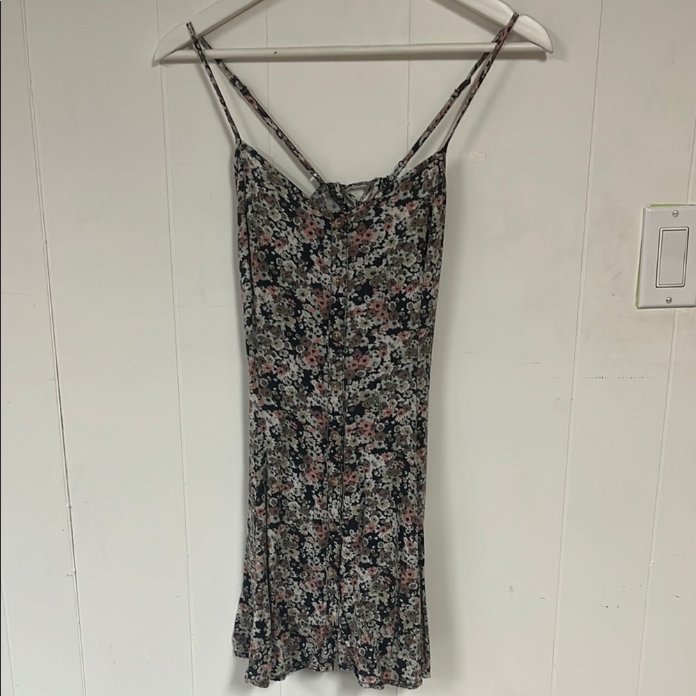 Floral Spaghetti Strap Dress